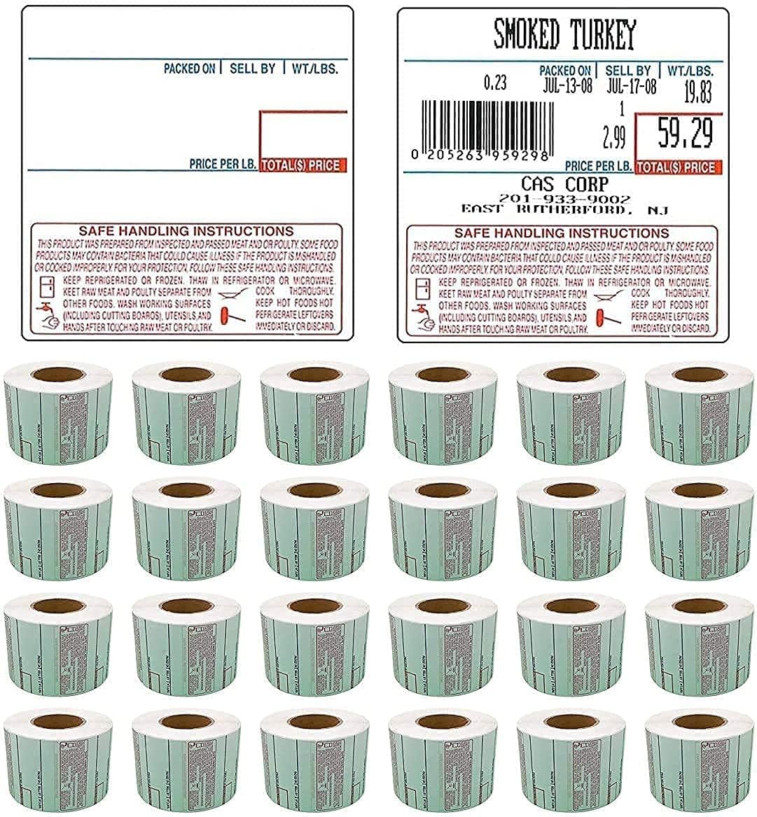 58 x 50 mm Printing Scale Label, 36 Rolls Per Case R90922