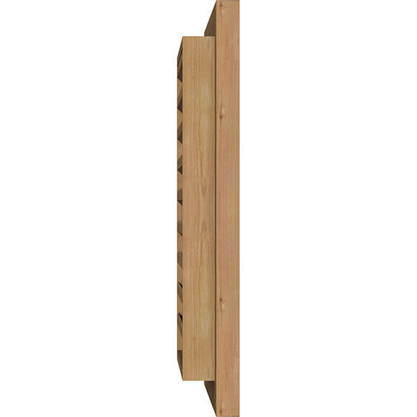Unfinished Rough Vertical Gable Vent Q9893