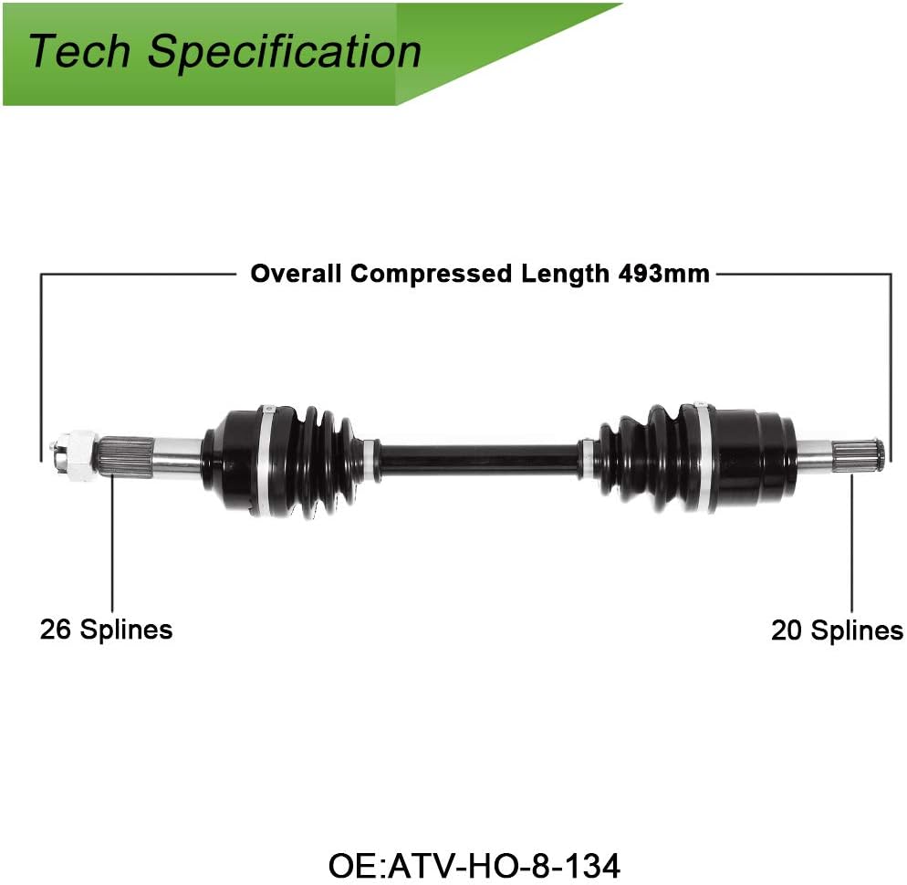 CV Axle Drive Shaft Assembly Front Left Pack of 2 K57114