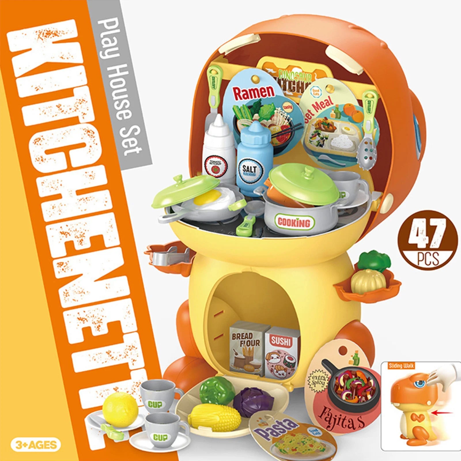 Play House Kitchen Set with Play Food for Toddlers N2566