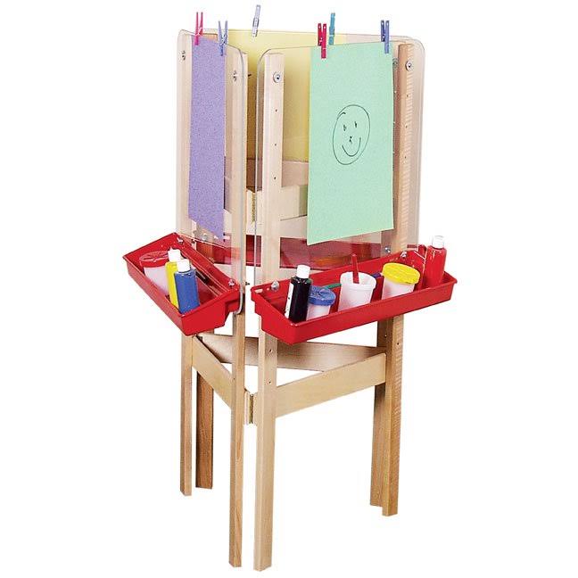 3-Way Adjustable Easel with Chalkboard Q8118