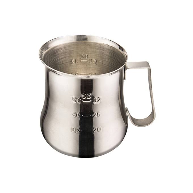 40 oz Espresso Milk Frothing Pitcher with Capacity Marking, Ss, 2 Packs W48740