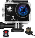 4k Action Camera Waterproof with 3 Batteries, Wide Angle Lens A777516