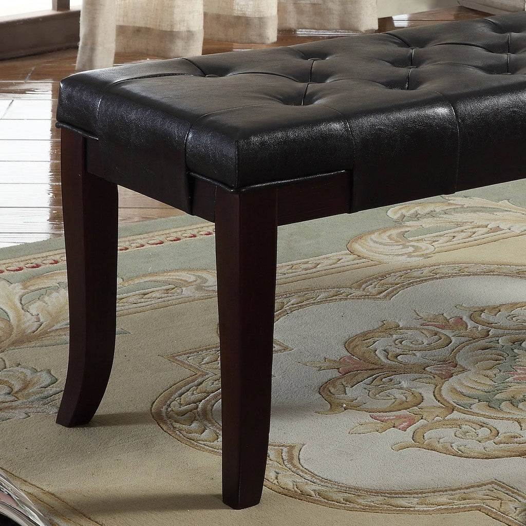 Tufted Ottoman Bench - Brown - Fabric S66253