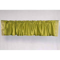 Olive Green Rod Pocket Sari Valance - Pair W3045
