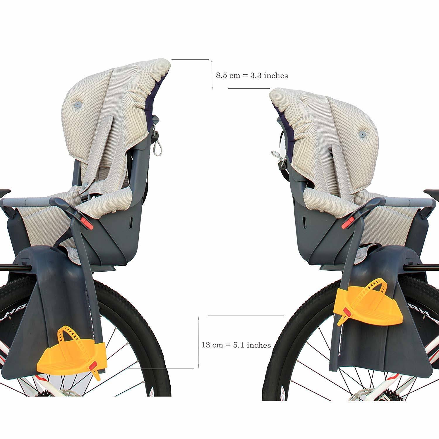 Kids Rear Baby Seat Bike Carrier with Adjustable Seat Rest Height X334