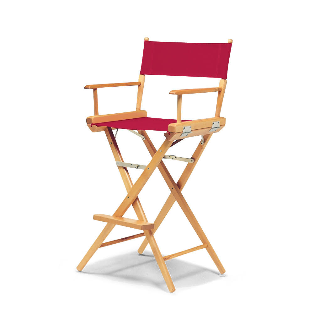 Blue Varnish Frame Director Chair E554