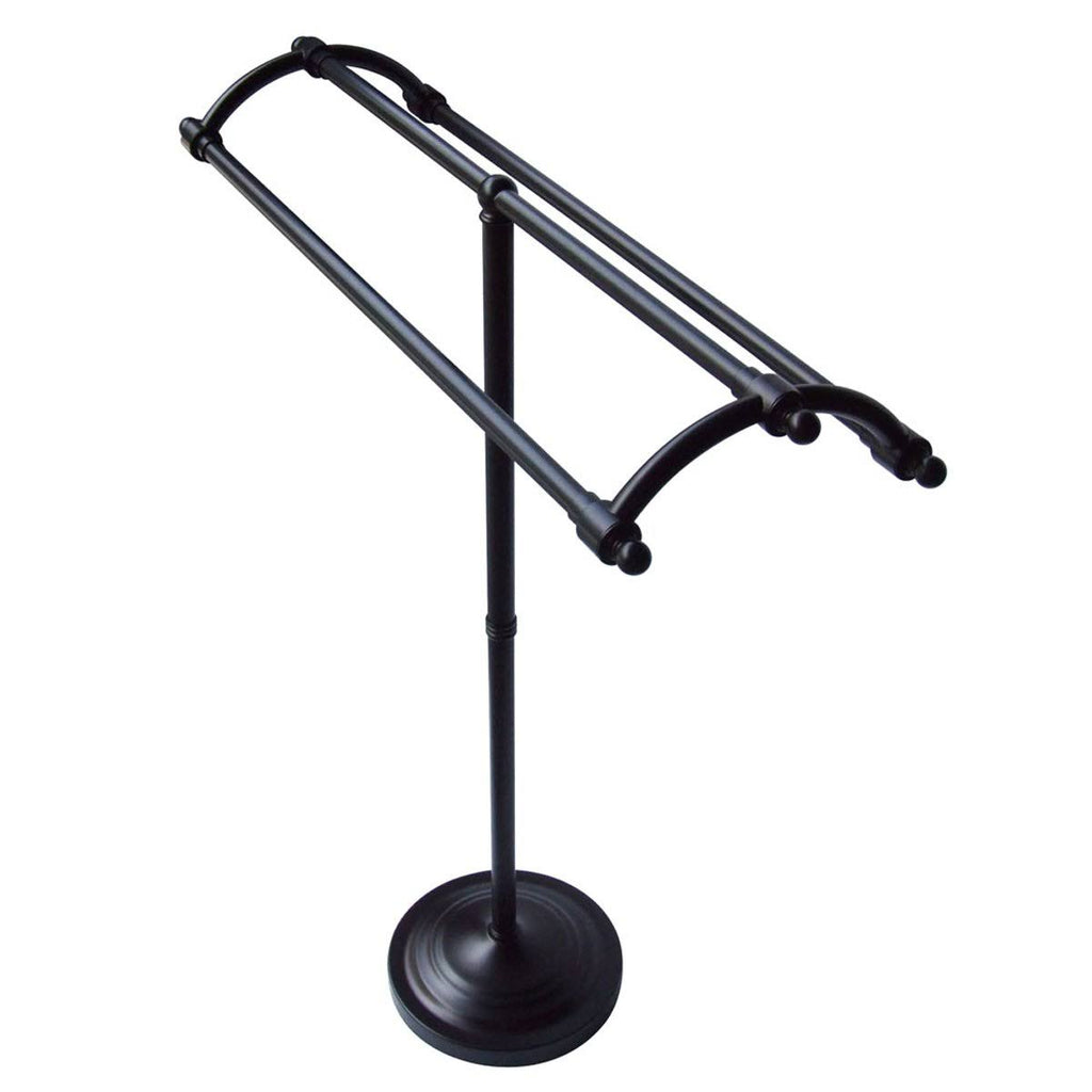 Vintage Satin Nickel Pedestal Towel Rack W6550