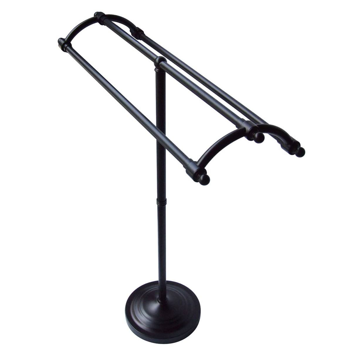 Vintage Satin Nickel Pedestal Towel Rack W6550