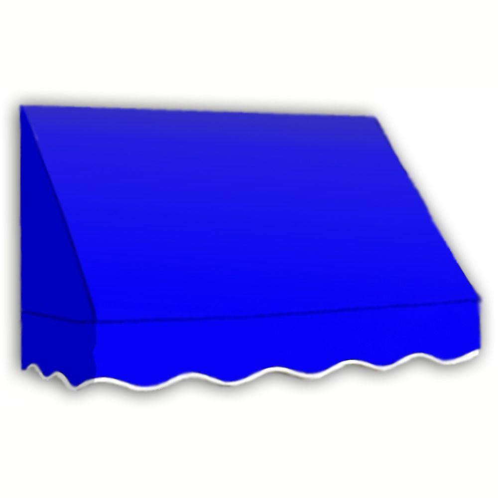 5.38 ft Wide Bright Blue Window Awning M84910