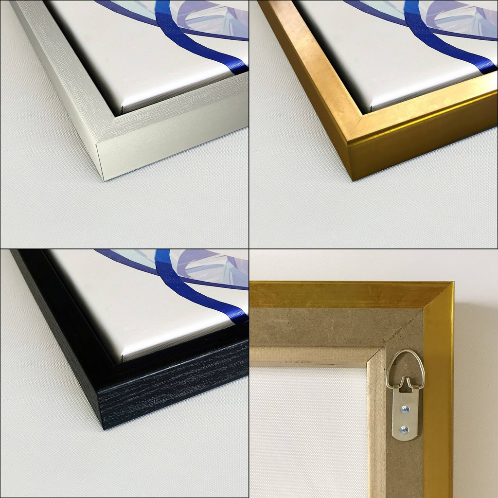 Green Framed Canvas - 34 in. Wide x 44 in. High M9009