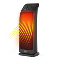 Black Oscillating Ceramic Tower Space Heater Z424