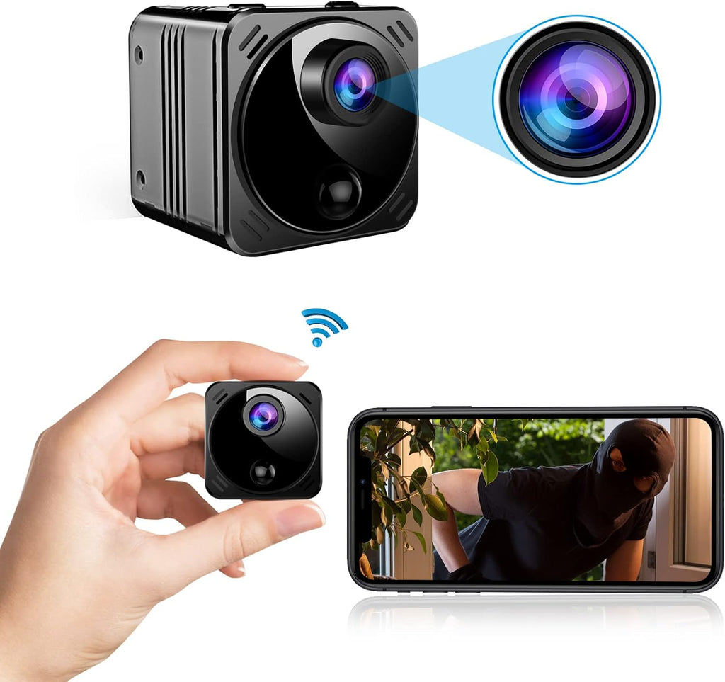 4K Mini Wireless Security Camera with Night Vision and Motion Detection B117920