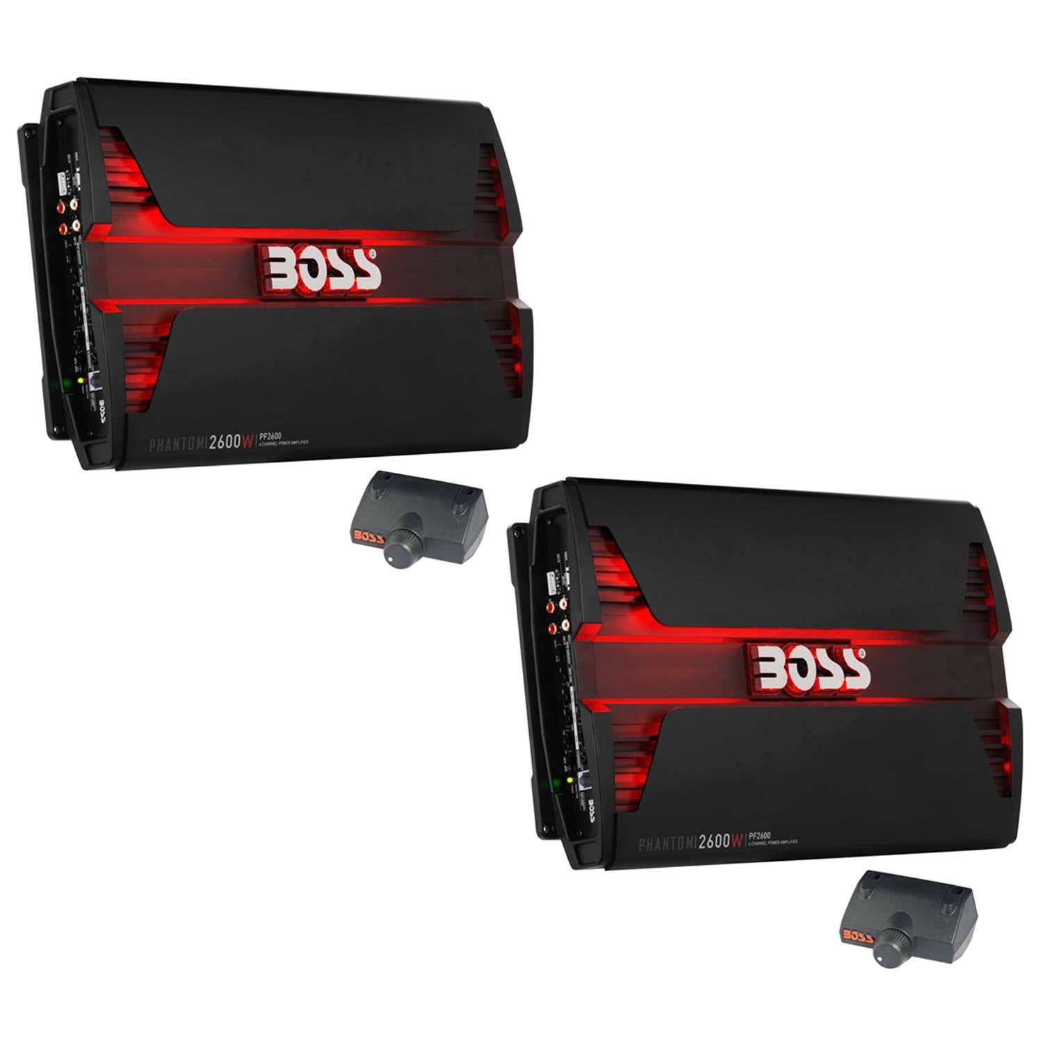 2600W 4 Channel Car Audio Amplifier with Remote (2 Pack) X54909