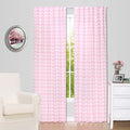 Pink Chevron Blackout Panel Pair V10542