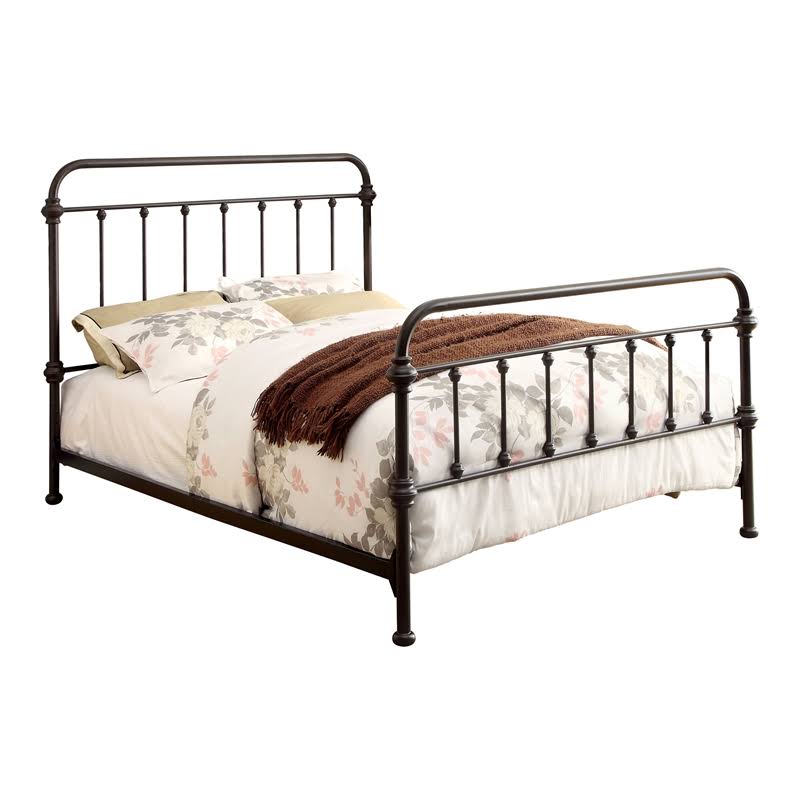 Dark Bronze Full Metal Spindle Bed O8602