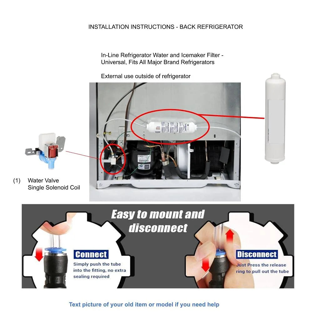 Ice Water Inlet Valve D7928