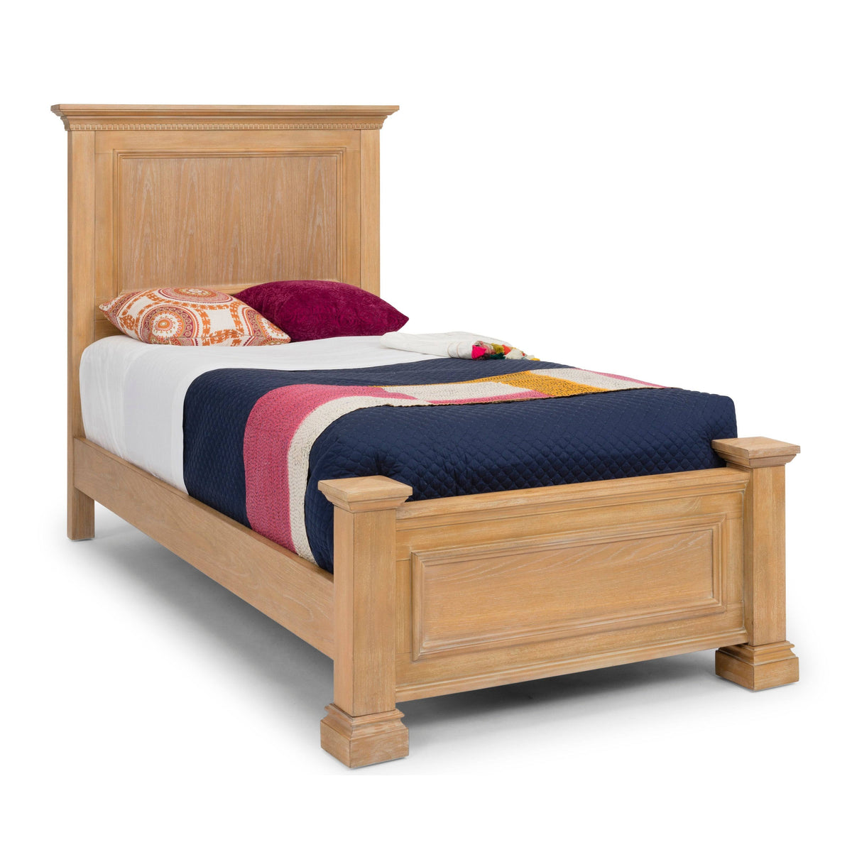 Brown Twin Bed H1960