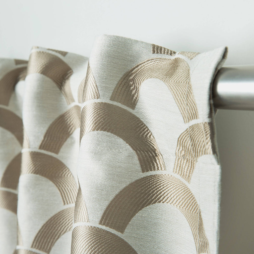 Beige/Taupe Jacquard Panel J153