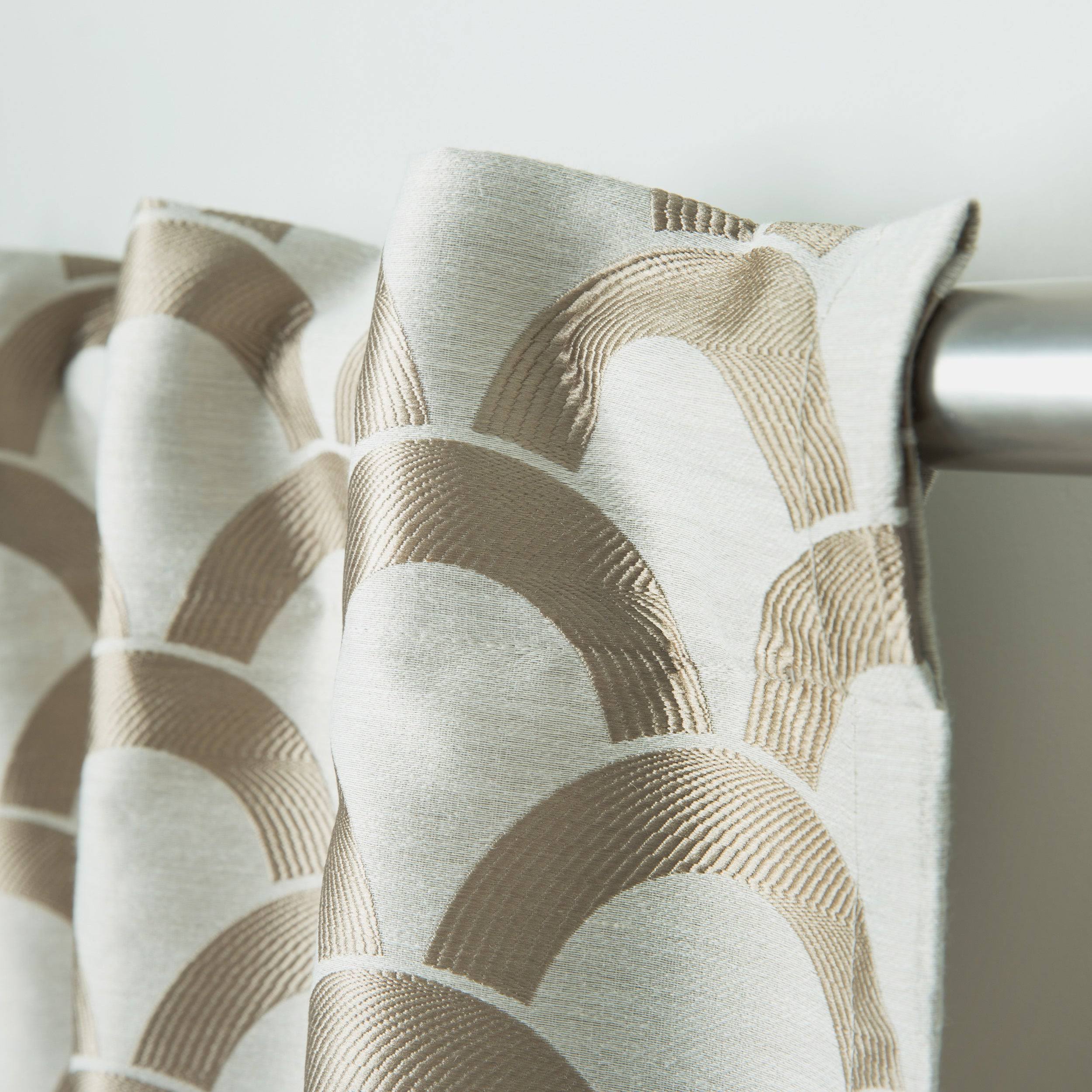 Beige/Taupe Jacquard Panel J153
