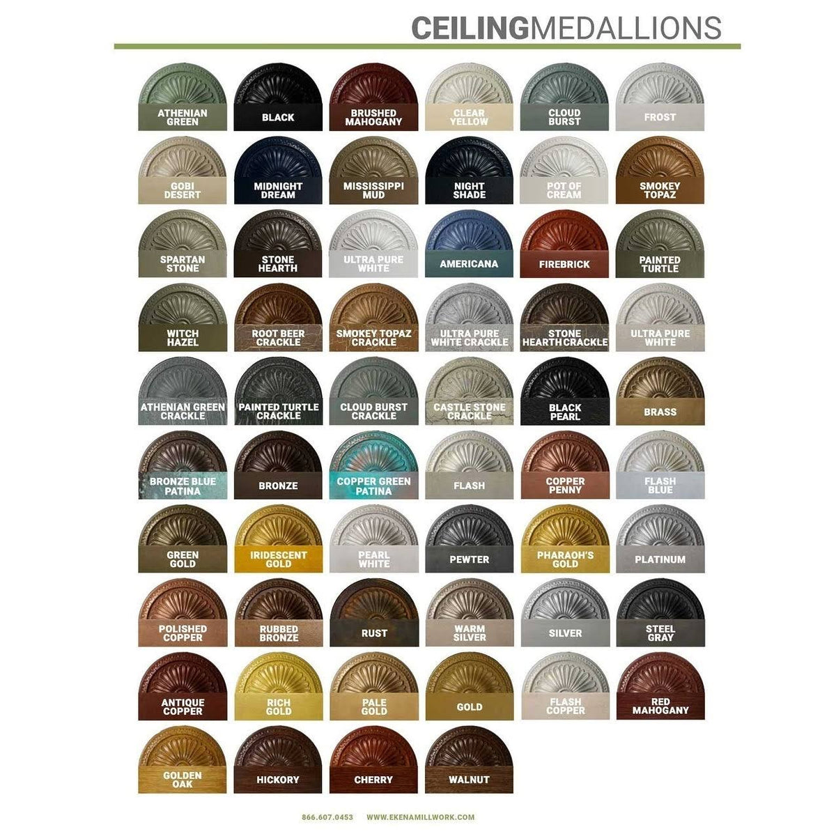 12 1/2x22OD x 1 1/2x22P Pale Gold Ceiling Medallion S95251