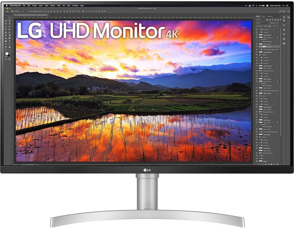 32 inch UHD 3840x2160 IPS Monitor with HDR10 E196