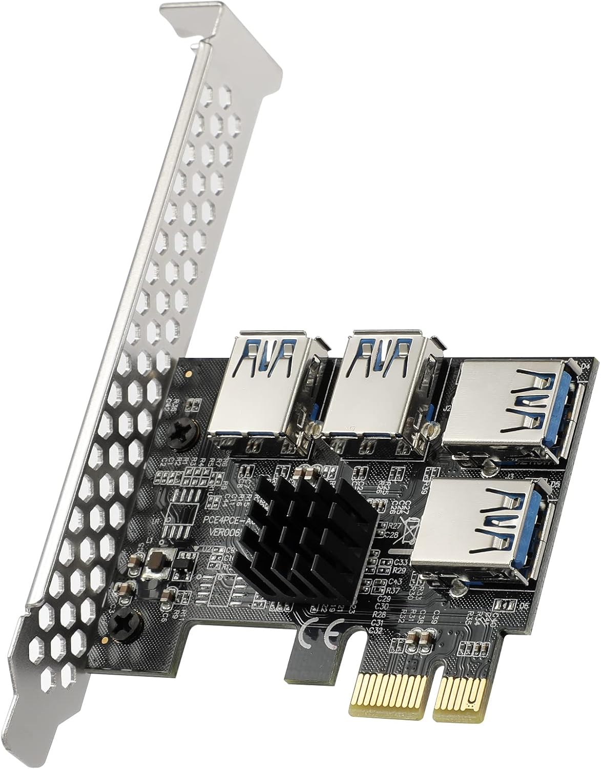 Black PCIe Riser Card 6-Pieces G89607