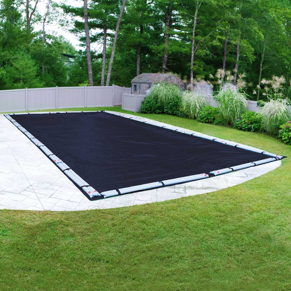Royal Blue Heavy-Duty In-Ground Winter Pool Cover, 20 x 45 ft. Q343394