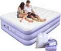 Queen Air Mattress with Built in Pump 18'' Double High Inflatable Bed Q3683