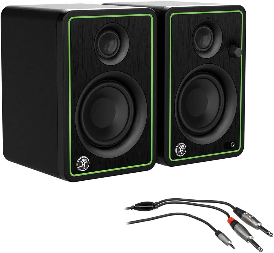 Studio Monitors (Pair) with Stereo Breakout Cable D656176