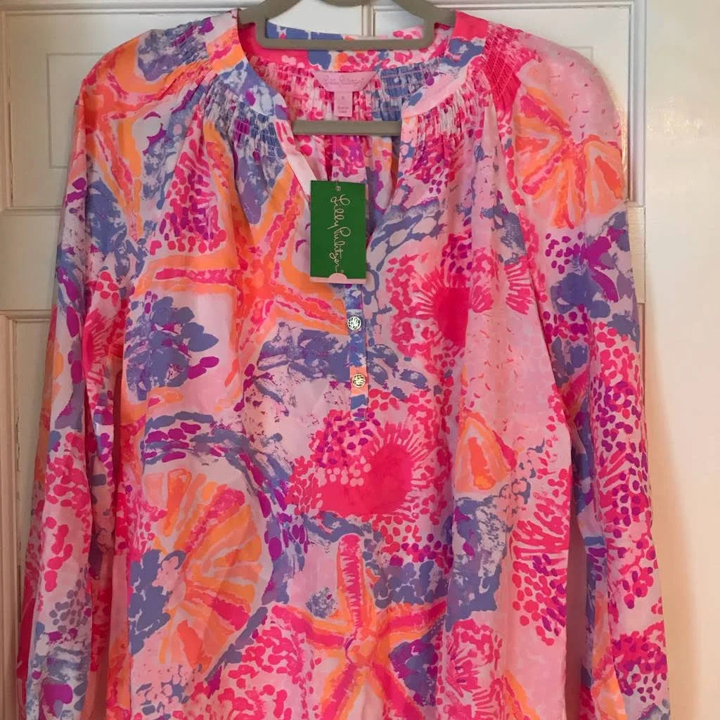 Paradise Pink Bohemian Beach Top F1343