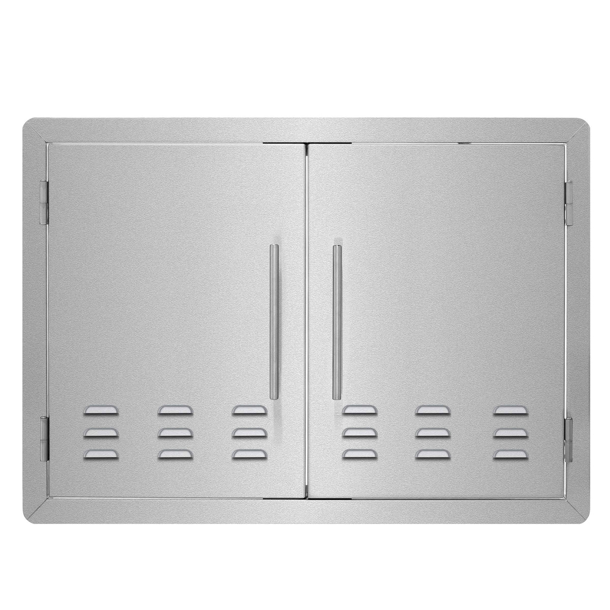 Stainless Steel BBQ Grill Double Access Door Panel with Vent O56604