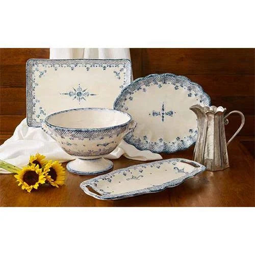 Oval Scalloped Platter L1619