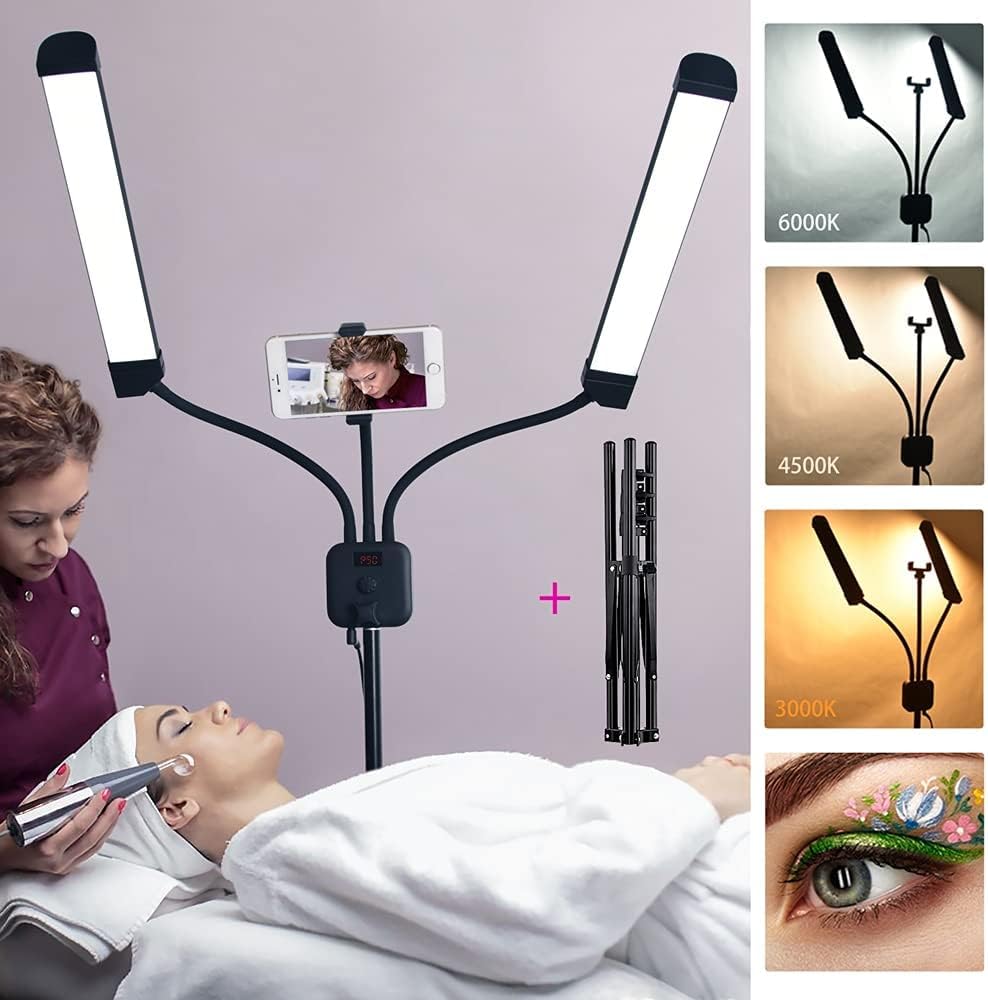 Dual Arm LED Lighting Kit with Five-Stage Touch Dimming A3207