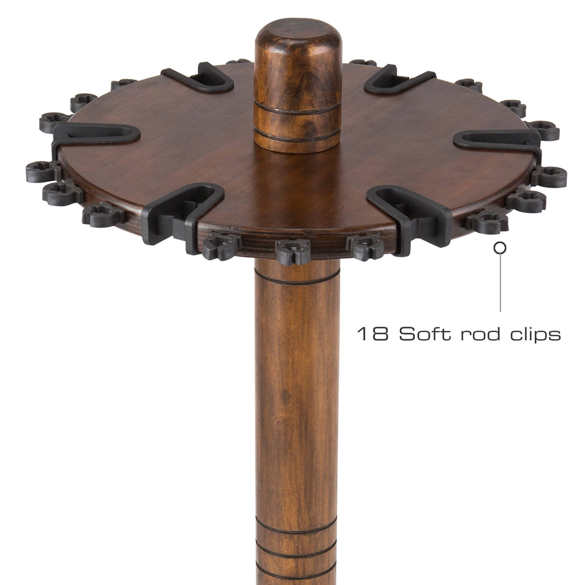 30 Fishing Rod Round Spinning Storage Rack N87310