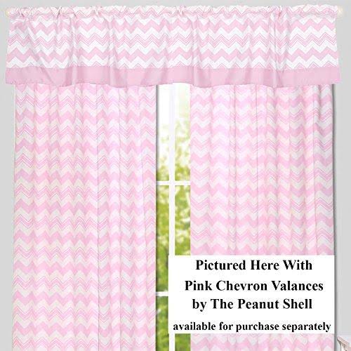 Pink Chevron Blackout Panel Pair V10542