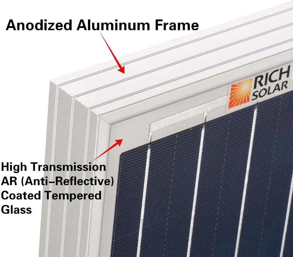 100 Watt 12 Volt Polycrystalline Solar Panel E30280