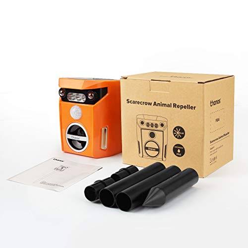 Ultrasonic Animal Repellent with LED Flashing Light Q629