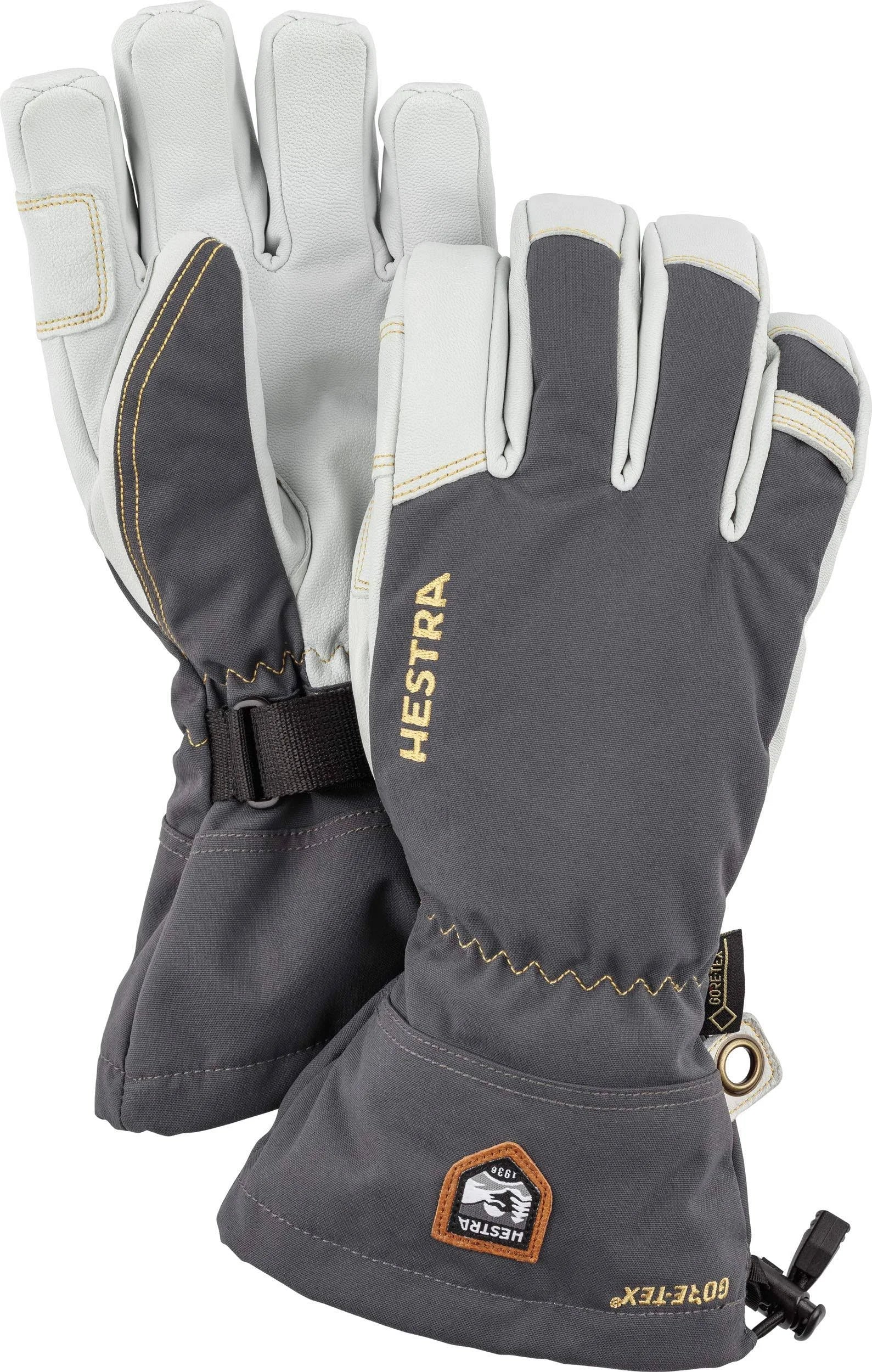 Grey Gore Tex Leather Glove O234