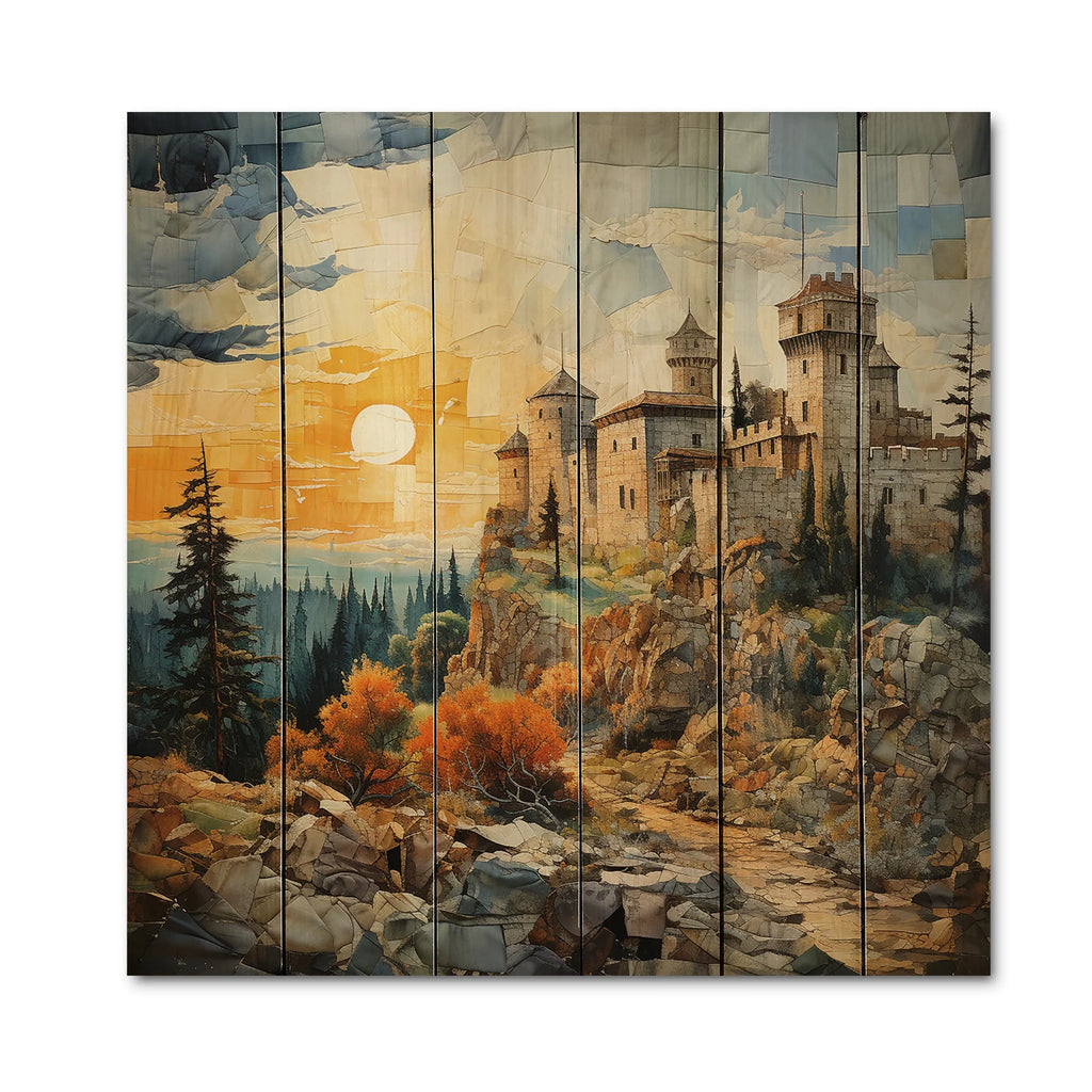 Natural Pine Wood Landscapes Print H828160