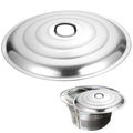 27.6 Inches Stainless Steel Fire Pit Cover with Handle C475