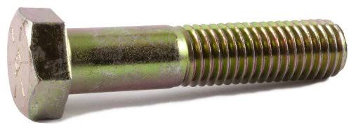 1 1/4-7 x 3 Grade 8 Hex Cap Screw Yellow Zinc Plated (25) Y433811