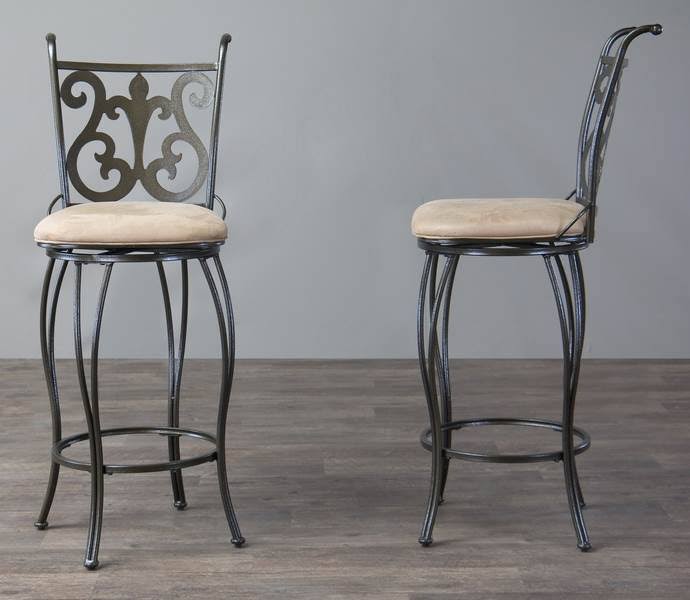 Metal Bar Stool, Set of 2 U927