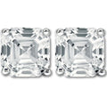 14k White Gold Lab Grown Diamond Stud Earrings S8848