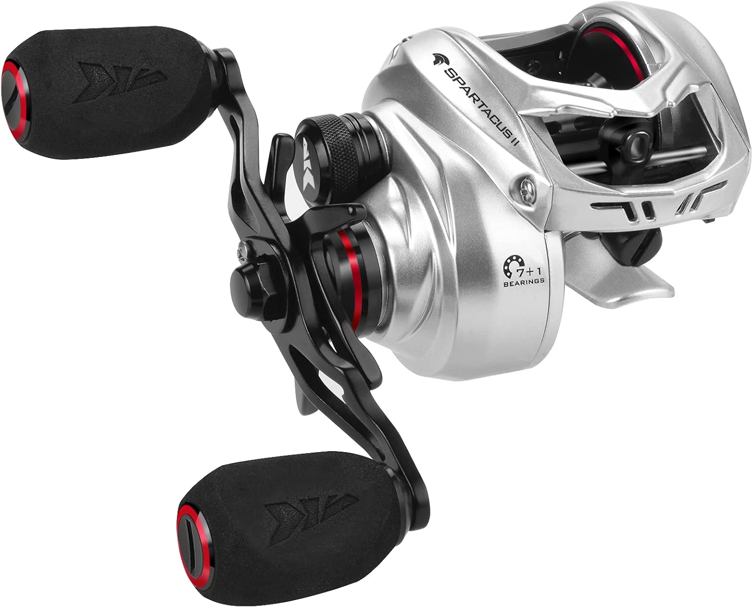 6oz Ultralight Baitcasting Fishing Reel, 17.6 LB Carbon Fiber Drag, 7.2:1 Gear Ratio, Pack of 2 C5566