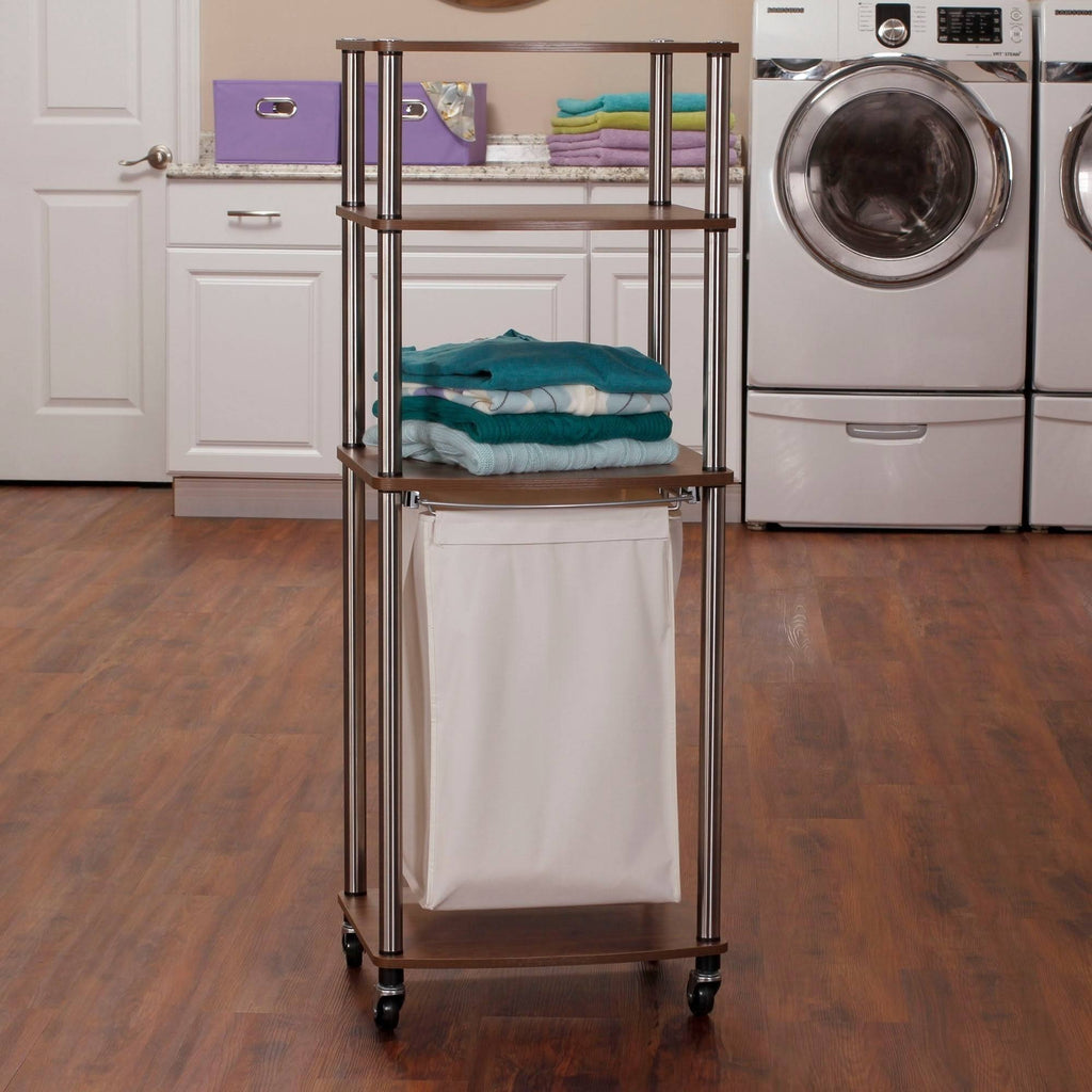 Rolling Laundry Hamper Storage Cart Y67016