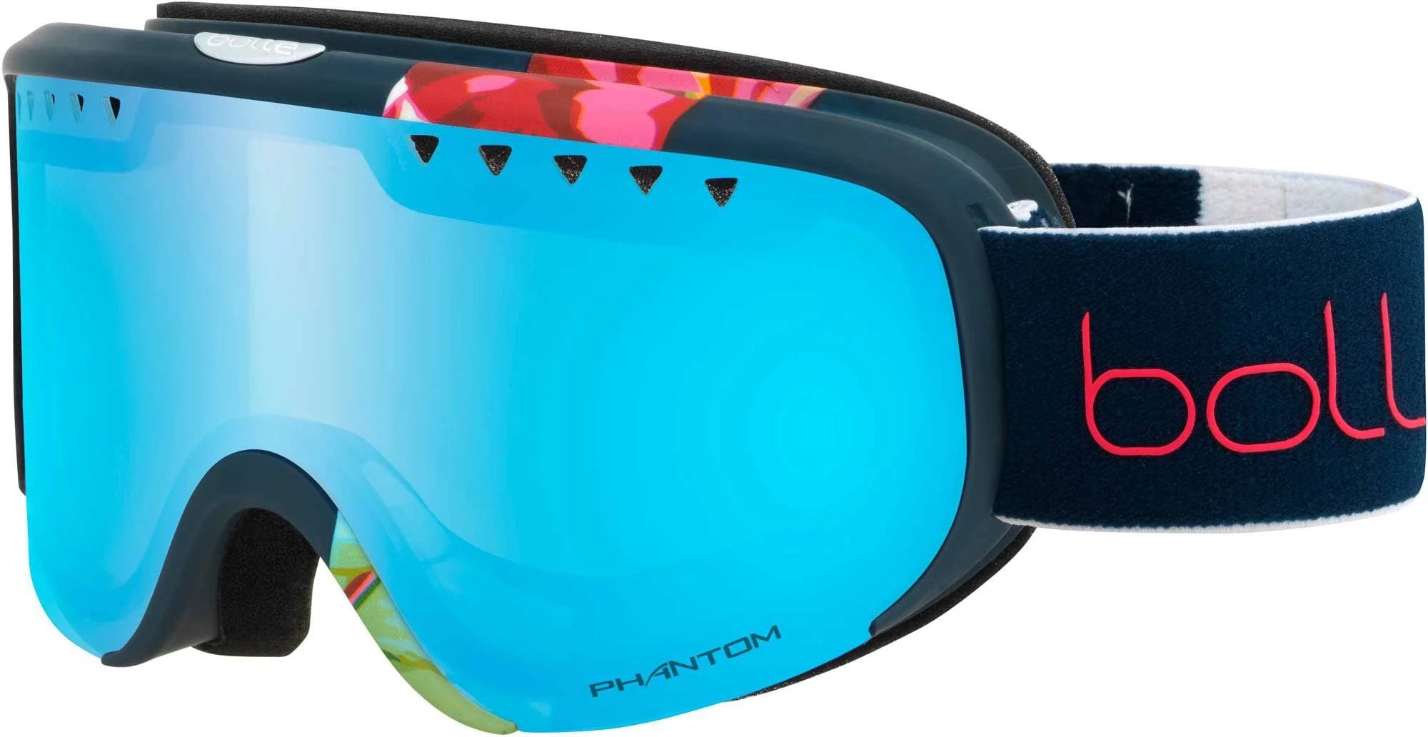 Matte Blue Bali Phantom Vermillon Blue Goggles V62027