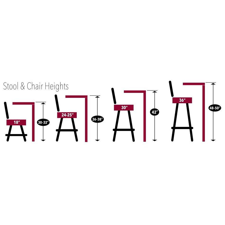 Chrome Double Ring Swivel Bar Stool U70943