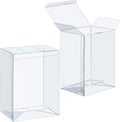 30 Pieces Clear Plastic Toy Protector Case 4-Inch Display Box P4820