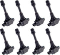 Set of 8 Ignition Coil Pack Compatible with Nissan Infiniti Titan Pathfinder Armada NV2500 NV3500 QX56 4.0L 5.6L V213965
